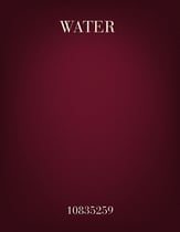 Water SATB choral sheet music cover